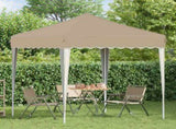 Pop-up Party Tent 195 x 195 x 245 cm Cream Oxford Fabric 42019713