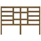 ZNTS Bed Headboard Honey Brown 141x4x104 cm Solid Wood Pine 818138