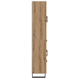 Highboard with Drawer 2 pcs Artisan Oak Engineered Wood 3415908