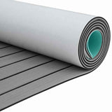 Boat Mat Striped Light Grey with Black 240 x 90 x 0.5 cm EVA 42008461