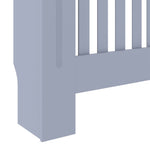 ZNTS MDF Radiator Cover Grey 78 cm 325561