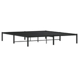 Metal Bed Frame without Mattress Black 180x200cm 373659