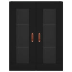 Highboard Black 69.5x34x180 cm Engineered Wood 3198570