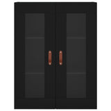 Highboard Black 69.5x34x180 cm Engineered Wood 3198570