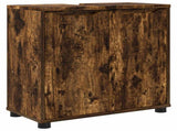 Bathroom Basin Cabinet Smoked Oak 60 x 30 x 60 cm 888752