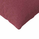 Sofa Pillows 2 pcs Wine Red 200 x 40 cm Fabric 42013871