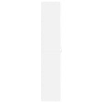 Shoe Cabinet with Door White 80 x 35.5 x 180 cm Engineered wood 3333836