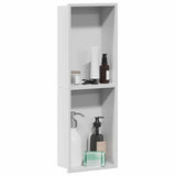 Shower Niche White 60 x 20 x 9.5 cm Stainless Steel 42012664