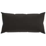 Cushion Cover 12 pcs HEERLEN Black 40 x 80 cm Polyester 910017