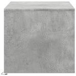 ZNTS Coffee Table with LED Lights Concrete Grey Engineered Wood 851994