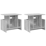 TV Stand 2 pcs Grey Sonoma 50 x 35 x 45 cm Engineered Wood 891011