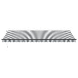 Manual Retractable Awning with LEDs Anthracite&White 600x350 cm 3215821