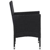 Garden Dining Set Black, Cream White 3095922