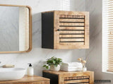 Hanging Cabinet with Storage Brown and Black 38 x 33.5 x 48 cm 4018864