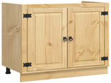 Cabinet SKI Honey Brown 80 x 46 x 81 cm Solid Pine Wood 42007570