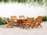Folding Garden Chairs 6 pcs 57x66x95 cm Solid Wood Acacia 3214475