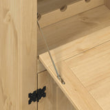 Wine Cabinet Corona 97x45x114 cm Solid Wood Pine 4002789