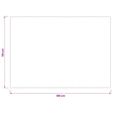 Table Cloth 5 pcs Rectangular Beige 110 x 180 cm 42040439