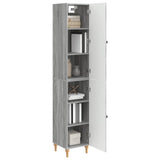 Cabinet Set 2 pcs Grey Sonoma Engineered Wood 3416454