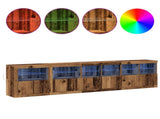LED Sideboard Old Wood 283 x 37 x 67 cm Engineered Wood 3333113