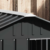 Dog House Anthracite 116.5x153x81.5 cm Galvanised Steel 171541