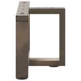 Coffee Table Legs T-Shaped 2 pcs Black 50x25x cm Steel 4013011