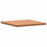 Table Top 50x50x2.5 cm Square Solid Wood Beech 355973