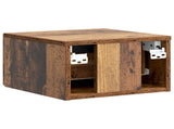Wall-Mounted Bedside Cabinet 2 pcs Old Wood 33 x 34.5 x 20 cm 898102