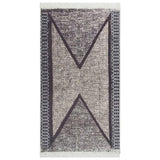 Rug Black and Grey 120x180 cm Cotton 340090