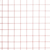 Chicken Wire Fence Steel with PVC Coating 25x1 m Red 143664