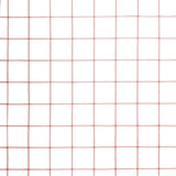 Chicken Wire Fence Steel with PVC Coating 25x1 m Red 143664