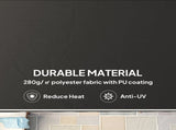 Garden Retractable Awning - Black T3398P327992