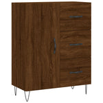 Highboard Brown Oak 69.5x34x180 cm Engineered Wood 3189444