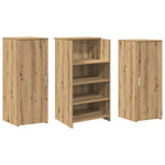 Reception Desk Artisan Oak 135x50x103.5 cm Engineered Wood 3324195