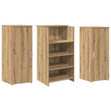 Reception Desk Artisan Oak 135x50x103.5 cm Engineered Wood 3324195