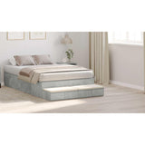 Bed Drawers Concrete Grey 120 x 36.5 x 16.5 cm Engineered Wood 866942