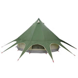 Teepee Tent 3-Person Green and Grey 312 x 312 x 197 cm 42004008