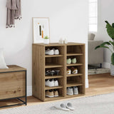 Shoe Cabinets 2 pcs Artisan Oak 32x35x70 cm Engineered Wood 856713