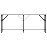 Console Table Grey Sonoma 180x23x75 cm Engineered Wood 837770