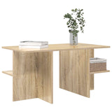 Coffee Table Sonoma Oak 87 x 50 x 45 cm Engineered Wood 8001057