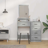 Dressing Table Concrete Grey 50 x 41 x 140 cm Engineered Wood 865130