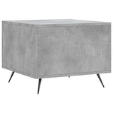 Coffee Tables 2 pcs Concrete Grey 50x50x40 cm Engineered Wood 829341