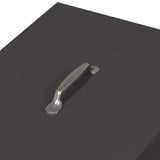 Chicken Feeder Black 40.5 x 45 x 41 cm Cold-Rolled Steel 874666