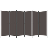 ZNTS 6-Panel Room Divider Anthracite 300x180 cm 320729