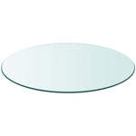 Table Top Tempered Glass Round 800 mm 243629