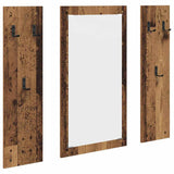 Wall-Mounted Coat Rack Wall-mounted Old Wood 96 x 1.5 x 90 cm 874537