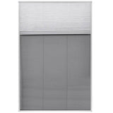 Plisse Insect Screen for Windows Aluminium 80x120 cm with Shade 142617