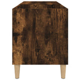 Record Cabinet Smoked Oak 84.5x38x48 cm Engineered Wood 831946