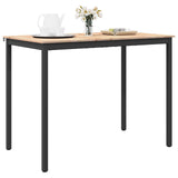 Bar Table Natural 140 x 80 x 105 cm Solid Pine Wood 892807