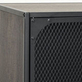 Storage Cabinets 2 pcs Grey 72x36x82 cm Metal and MDF 3095972